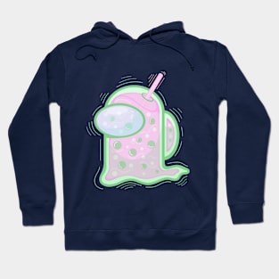 ghost bubble tea Hoodie